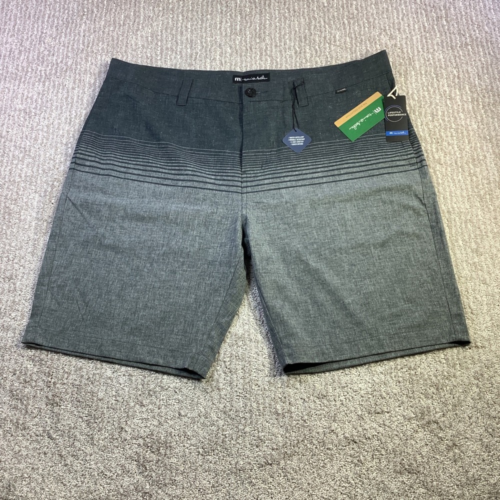Travis Mathew Playa Del Carmen Hybrid Shorts Grey Size 40 NWT